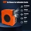 Bounce House Blower, 3HP 2150W Inflatable Bounce House Blower with 9.84ft Long Power Cord, Portable Commercial Air Blower for Inflatable Castle, Efficient Inflation Ready-to-Use, 3350rpm/min view 2