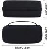 Aosekaa Toy Case EVA Accessories Portable with Compartments Holds 6 Toy Entertainment Carrying Storage Holder Hard Case, Black view 2