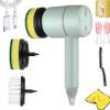 2024 Best Dish Cleaning Gun Kit for Dishes & Baby Bottles - Powerful Kitchen & Bathroom Cleaning Tool with 2 Brush Heads (Green) - Effortless Dishwashing Solution view 1