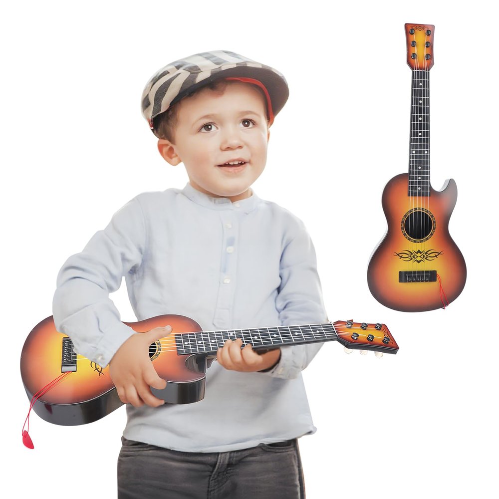 23 Inch Kids Guitar for Beginners,6 String Acoustic Guitar with Pick,Carrying Case,Early Education Learning Toy for Kids 3-12 Boys Girls Toddler Teen Music Gifts (23 Inch, Guitar)