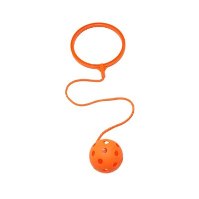 Aosekaa Sports Skip Ball Ankle Toy Exercise Outdoor Equipment Ropes Ankle Fitness Toy for Park Backyard Ages 5+ Teens, Orange