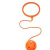 Aosekaa Sports Skip Ball Ankle Toy Exercise Outdoor Equipment Ropes Ankle Fitness Toy for Park Backyard Ages 5+ Teens, Orange view 2