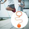 Aosekaa Sports Skip Ball Ankle Toy Exercise Outdoor Equipment Ropes Ankle Fitness Toy for Park Backyard Ages 5+ Teens, Orange view 3