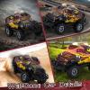 JOYBLI Dinosaur-Shaped Off-Road Vehicle Remote Control Cool Off-Road Vehicle Truck, 2.4GHz RC Car with LED Lights, 1:20Scale, RC Truck, Remote Control car from a Long Distance.Gifts for Boys (Brown) view 4