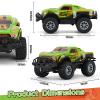 JOYBLI Remote Control Cool Off-Road Vehicle Truck, 2.4GHz RC Car with LED Lights, 1:20 Scale Off-Road Vehicle, Red RC Truck,Remote Control car from a Long Distance,Gifts for Children (Green) view 2