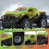 JOYBLI Remote Control Cool Off-Road Vehicle Truck, 2.4GHz RC Car with LED Lights, 1:20 Scale Off-Road Vehicle, Red RC Truck,Remote Control car from a Long Distance,Gifts for Children (Green) view 3