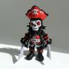 3D Printed Articulated Animals Pirate Skeleton,8-Inch Poseable Pirate Desk Decor,Unique Gift for Home & Office,3D Decorative Ornaments(Pirate) (Skeleton) view 1
