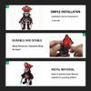 3D Printed Articulated Animals Pirate Skeleton,8-Inch Poseable Pirate Desk Decor,Unique Gift for Home & Office,3D Decorative Ornaments(Pirate) (Skeleton) view 3