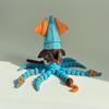 3D Printed Articulated Animals Pirate Octopus, 8-Inch Poseable Octopus Desk Decor, Unique Gift for Home & Office,3D Decorative Ornaments(Octopus) view 1