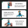 3D Printed Articulated Animals Pirate Octopus, 8-Inch Poseable Octopus Desk Decor, Unique Gift for Home & Office,3D Decorative Ornaments(Octopus) view 2