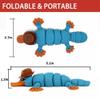 3DGYXSH 3D Printed Articulated Platypus,8-Inch Poseable Animals Desk Decor,Unique Gift for Home & Office,3D Decorative Ornaments(Platypus) (Blue) view 3