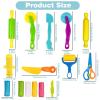 Yiklucg Unleash Creativity with 9 Pcs Play Dough Tools Sets Dough Whit 5 Bright Color Dough.Ideal as a Gift for Kids Aged 3-4-8 Years view 2