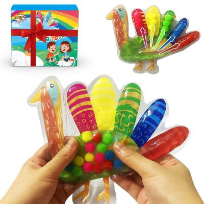 Color Sorting Toys for Toddlers, Squeeze Sensory Fidget Toys, Fine Motor Skills Toy, Montessori Learning Toys for Preschool Learning Activitie, Sensory Activity Toy for Kids 3+ & Adults