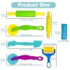 Yiklucg Unleash Creativity with 6 Pcs Play Dough Tools Sets Whit 5 Bright Color Dough.Ideal as a Gift for Kids Aged 3-4-8 Years view 2