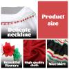 3PCS Traditional Mexican Dress for Girls, Folklorico Dance Fiesta Dress Outfit for Masquerade Halloween Party (Medium) view 3
