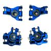 BeaxTurbo Racing Upgrade Parts CNC Aluminum 7075 Front Steering+C hub&Rear Axle Carriers for TRAXXAS JATO 4 * 4 1/8 (Blue) view 2
