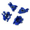 BeaxTurbo Racing Upgrade Parts CNC Aluminum 7075 Front Steering+C hub&Rear Axle Carriers for TRAXXAS JATO 4 * 4 1/8 (Blue) view 4