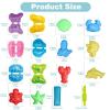 Yiklucg Unleash Creativity with 14 Unique Dino and 0cean Molds Dough Toys Dough Accessories Set Whit 10 Dough.Ideal as a Gift for Kids Aged 3-4-8 Years view 2