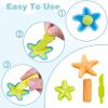 Yiklucg Unleash Creativity with 14 Unique Dino and 0cean Molds Dough Toys Dough Accessories Set Whit 10 Dough.Ideal as a Gift for Kids Aged 3-4-8 Years view 3