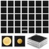 40 Pcs Adjustable Coin Cases with Foam Inserts, Universal Snap Coin Holders, Protective Coin Storage for Collectors view 1