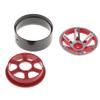 4-Pack Aluminum Wheel for 1/10 Crawler, Red, 1.9 Inch view 3