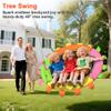 40" Tree Swing for Kids Outdoor - 600lb Weight Capacity, Saucer Swing with Adjustable Straps & Ropes, Weather-Resistant Teslin Material Seats (Child-Safe, Vibrant Colors) view 2