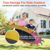 40" Tree Swing for Kids Outdoor - 600lb Weight Capacity, Saucer Swing with Adjustable Straps & Ropes, Weather-Resistant Teslin Material Seats (Child-Safe, Vibrant Colors) view 4