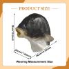 UGPLM Headwear Soft Full Head for Halloween Festival Role Playing Masquerade, Black view 3