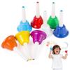 8-Note Colorful Handbell Set, Metal Musical Instrument For Kids, Diatonic Bells For Teaching, Music Learning, And Party Fun view 1