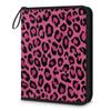Kuquteed Pink Cheetah Trading Card Binder 9 Pocket 900 Cards Holder Collector Album with 50 Removable Sleeves Toys Gifts for Boys Girls Leopard Print Sports Game Cards view 1