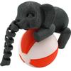 ? Articulated Elephant Figurine  Flexible Fidget Toy, Paintable Animal Model & Desk Sculpture  3D Printed in Canada view 2