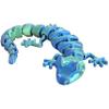 Articulated Lizard Fidget Figurine  Movable Gecko Reptile Toy for Painting, Desk Decor or Stress Relief  3D Printed in Canada view 1