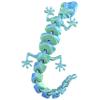 Articulated Lizard Fidget Figurine  Movable Gecko Reptile Toy for Painting, Desk Decor or Stress Relief  3D Printed in Canada view 3