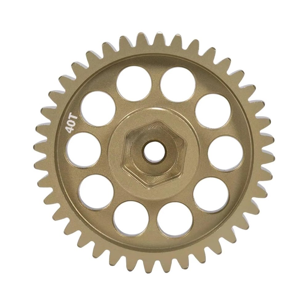 RC Car Upgrade Parts Compatible with Tamiya for Super 1/10 RC Car Upgrade Parts Off-Road for Monster Trucks 7075 Aluminum Alloy 40T Diff Spool Gear