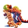 Tyrannosaurus Rex Skeleton Figurine  Articulated Dinosaur Display with Print-in-Place Joints, Desk Ornament or Collectible Gift for Adults & Teens  3D Printed in Canada view 2