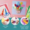 Kids Scissors 3 pk, Toddler Safety Scissors Blunt Tip, Training Scissor for Kids Right & Left-Handed Learn to Cut with Construction Paper  Scissor Skills Activity for Toddlers 2-4 Years Gift Bundle view 3