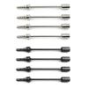 2/4pcs Steel Driveshaft CVD Drive Shaft and Drive Cup for TRAXXAS E-Revo 2.0 VXL 86086-4 1/10 RC Car Upgrade Parts Accessories(4pcs Black) view 2
