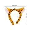 BESPORTBLE 3D Tiger Ears Headband: Yellow Cloth Hair Accessory for Halloween Party, Animal Ear Hair Hoop for Kids & Adults view 3