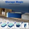 116" Foldable Pool for Adults and Kids, Non Inflatable Outdoor Kid Pools, Folding Dog Pool, Kids Swimming Pool for Backyard, Blue view 3