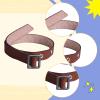 1/12 Scale Belt Dolls Clothing Accessories,Props,Party Favor,Kids Toy Dress up Action Figures Belt PU Leather for 6'' Figure, Brown view 3