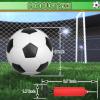 5 PCS 6 Inch Mini Soccer Ball Set with Pump, PVC Soft Toddler Soccer, Indoor Outdoor Sports Toys for Kids, Pool Beach Lawn Games, Classic Black White Training Balls, Birthday Gift for Boys Girls view 2