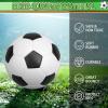 5 PCS 6 Inch Mini Soccer Ball Set with Pump, PVC Soft Toddler Soccer, Indoor Outdoor Sports Toys for Kids, Pool Beach Lawn Games, Classic Black White Training Balls, Birthday Gift for Boys Girls view 4