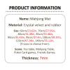 Soft Crystal Velvet Mahjong Mat Thickened and Non-Slip Mahjong Table Cover(95cm/37.4in) view 3