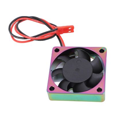 Aramox Durable Stylish Aluminum Alloy Metal RC Motor ESC Cooling Fan 14000RPM 4010 for Stable Performance Motor Heatsink Cooling Fan