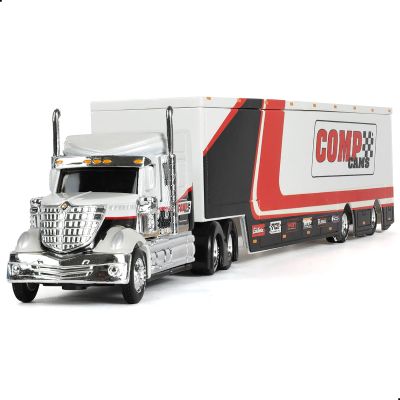 1:64 Scale InternationaI Lonestar Truck Model Alloy Diecast Semi Trailer Tractor Head Toy, Classic Heavy Truck Trendy Stuff Cake Decorations Birthday Christmas for Grandkids Boys, Kids Adults- White