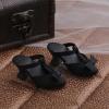 1/4 BJD Doll Shoes Bowknot High Heels for 18 Inch Dolls, Black view 2