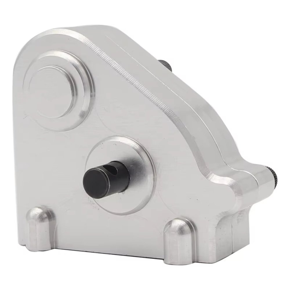 RC Car Upgrade Parts Compatible with MN86 MN86S MN86K MN86KS for MN G500 Metal Transmission Gearbox Transfer Case 1/12 RC Crawler Car Upgrade Parts(Silver)