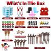 AuroTops 36 Pack Christmas Crafts for Kids,DIY Snowman Kit,Build a Snowman Kit,Funny Modeling Clay Craft Kits for Kids,Christmas Stocking Stuffers Holiday Party Decoration Gifts Bulk view 2