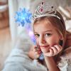 Beavorty Light Up Snowflake Wands, Glowing Led Snowflake Wand Girl Cosplay Wand with Sound for Kids Girls Princess Party Favors Costume Blue view 2