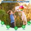 comethu 8.5 Inch Playground Balls Dodgeballs for Kids & Adults, Pack of 6  Inflatable Colorful Rubber Kickball with Ball Pump and Net Bag view 4